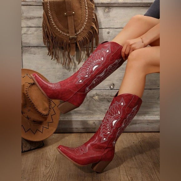 Women's High Heel
Mid-Calf Boots - Picture 1 of 5